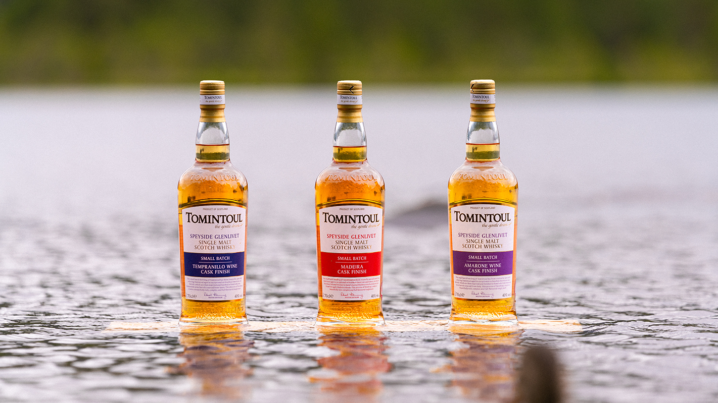 Tomintoul Distillery announces new expressions in contemporary cask finish collection