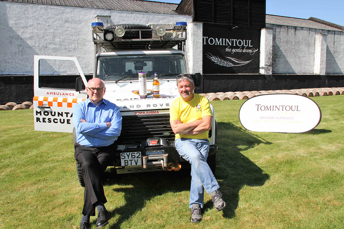 Tomintoul Distillery becomes official partner for Cairngorm Mountain Rescue Team 